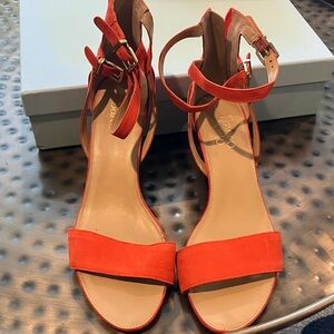 Franco Sarto Vibrant Red Strappy Sandals